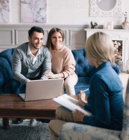 About Us 10 client attending a insurance agent